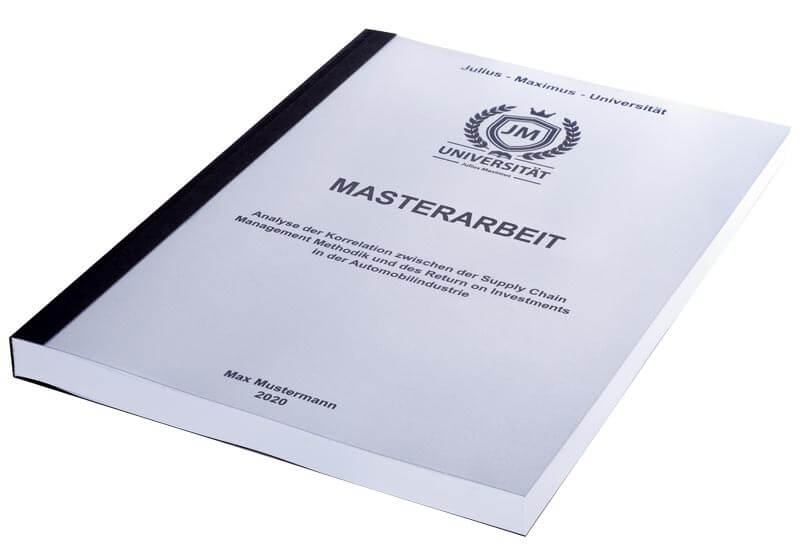 Masterarbeit 70 seiten stellungnahme schreiben einleitung