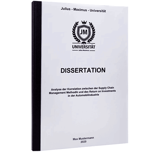 Dissertation drucken