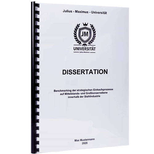 Online dissertation drucken