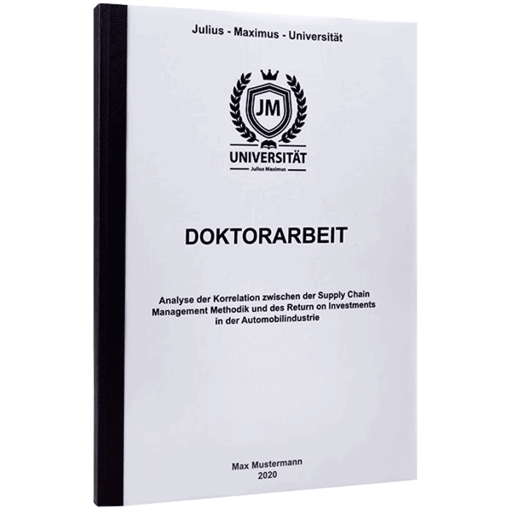 Deckblatt Dissertation Medizin✏️ :: Ghostwriter review