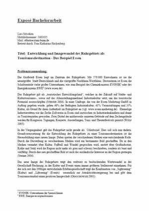 Dissertation abstract in