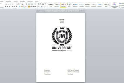 Deckblatt gestalten Bachelorarbeit Deckblatt gestalten Bachelorarbeit