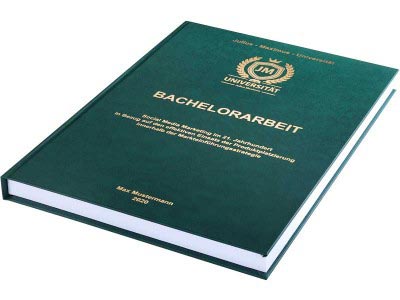 BACHELORARBEIT drucken & binden ~ 24h-LIEFERUNG GRATIS!