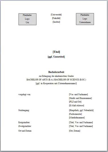 bachelor thesis mit unternehmen