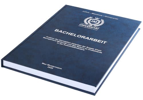 Kosten und Preise Bachelorarbeit drucken und binden im Hardcover