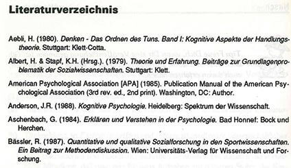 Literaturverzeichnis - das Regelwerk für deine Seminararbeit