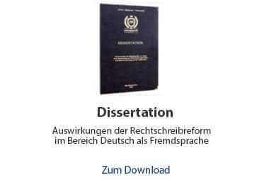 Dissertation/Doktorarbeit Beispiel Literaturwissenschaft