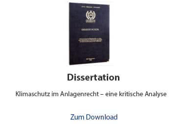 Dissertation/Doktorarbeit Beispiel Rechtswissenschaften