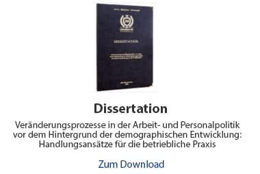 Dissertation/Doktorarbeit Beispiel Wirtschaftswissenschaften