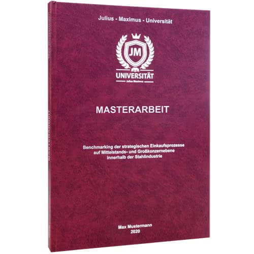 Dissertation drucken hardcover