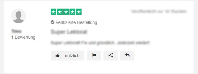 Lektorat Masterarbeit Erfahrungen