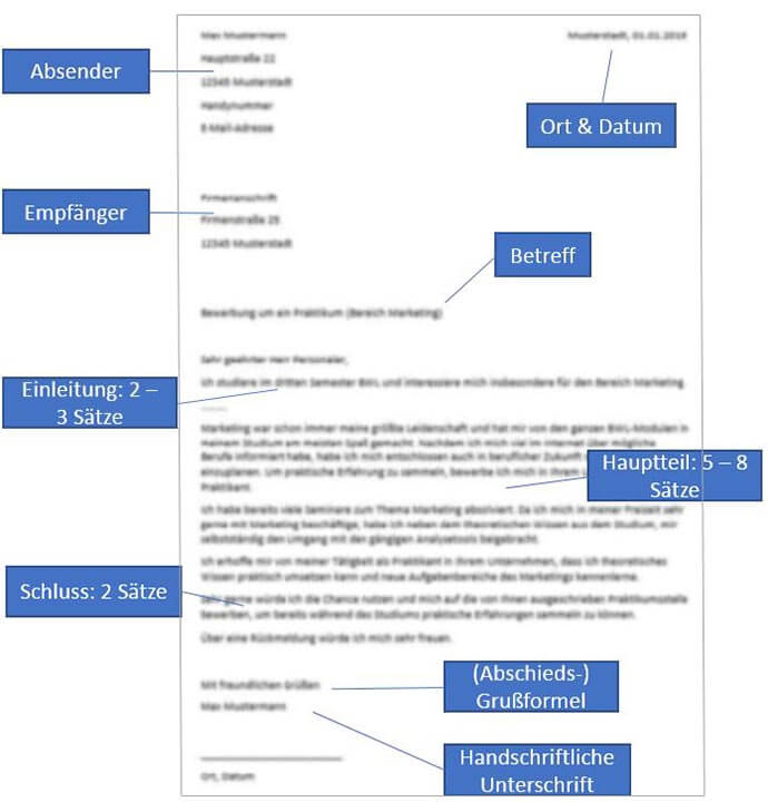 Bewerbung Aufbau | Die perfekte Bewerbung verschicken Bewerbung Aufbau | Die perfekte Bewerbung verschicken