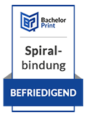 Abschlussarbeit Spiralbindung befriedigend