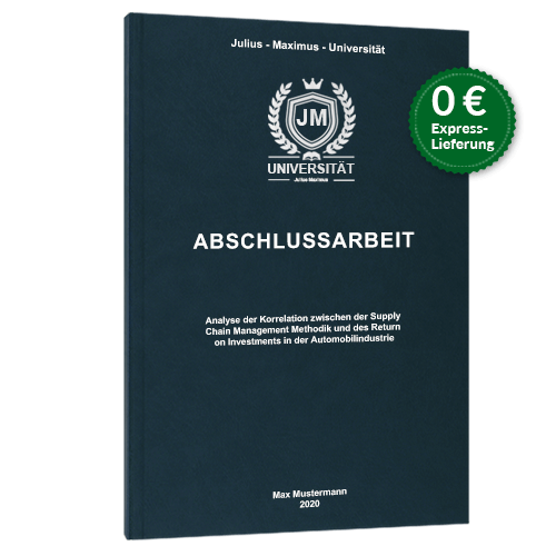 Abschlussarbeit binden Premium Hardcover