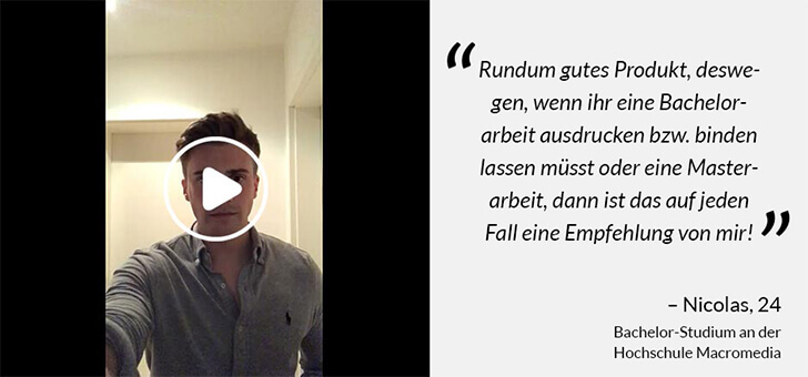 Dissertation binden Erfahrung