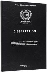 Dissertation binden Standard Hardcover