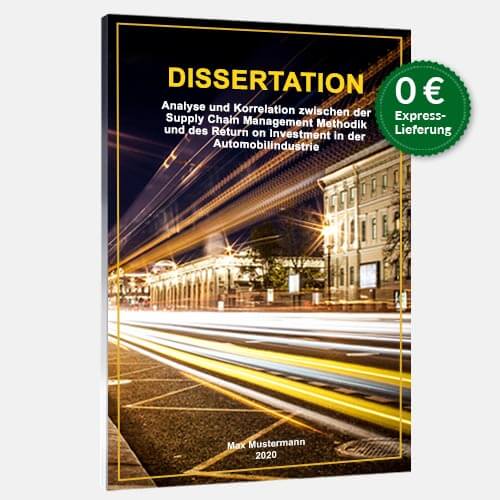 Dissertation binden Magazinbindung stehend