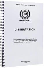 Dissertation drucken binden Spiralbindung