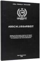 Abschlussarbeit drucken Standard Hardcover