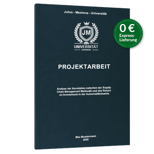 Projektarbeit binden Premium Hardcover