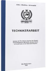 Technikerarbeit drucken Klebebindung