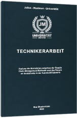 Technikerarbeit drucken Premium Hardcover