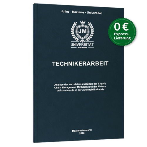 Technikerarbeit binden Premium Hardcover