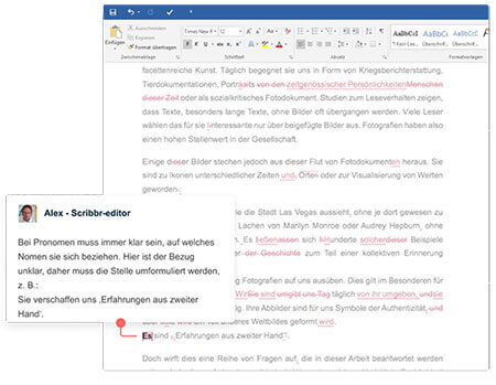 bachelor thesis korrektur