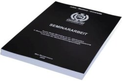 Wissenschaftliche Arbeiten Seminararbeit