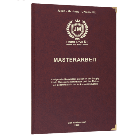 Masterarbeit binden Bamberg