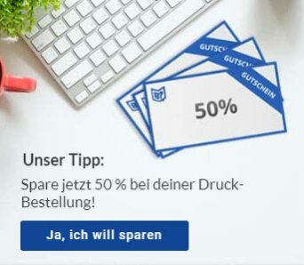 Copyshop Kaiserslautern 50 Prozent sparen