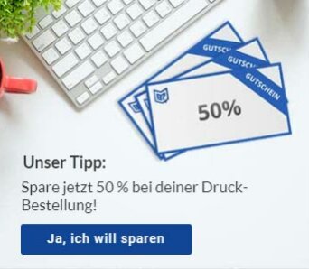Copyshop Saarbrücken 50 Prozent sparen