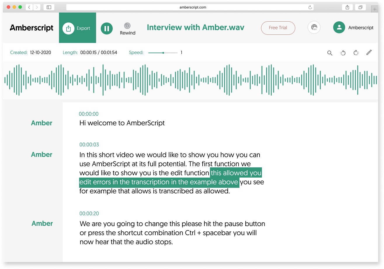 amberscript-online-editor