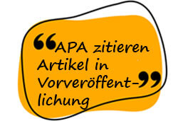 Artikel-in-Vorveröffentlichung-APA-zitieren-Definition