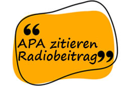 Radiobeitrag-APA-zitieren-Definition