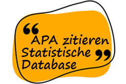 Statistische-Database-APA-zitieren-Definition