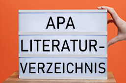 APA-Literaturverzeichnis-Definition
