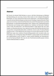 abstract bachelor thesis beispiel