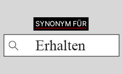 Erhalten Synonyme-01