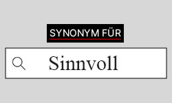 Sinnvoll Synonyme-01