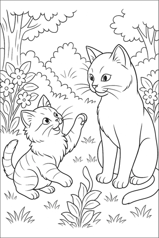 Ausmalbilder-Katze-1