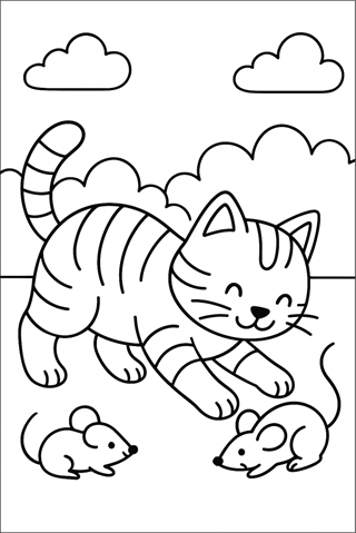 Ausmalbilder-Katze-fuer-Kinder-1