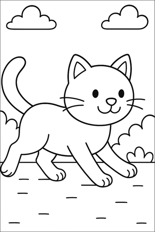 Ausmalbilder-Katze-fuer-Kinder-3