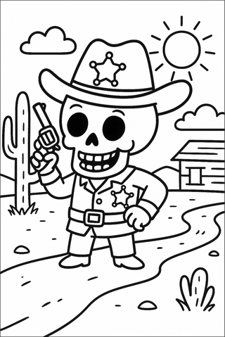 Ausmalbilder-Totenkopf-für-Kinder-3